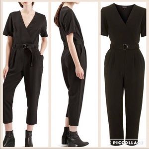 Topshop short sleeve jumpsuit